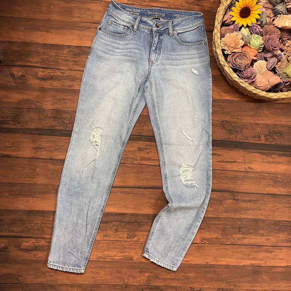 Sound/Style New York Women's‎ Lightwash Jamie Skinny Jeans  Size 6